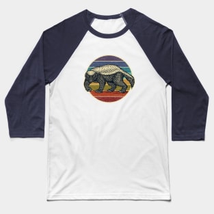 Honey Badger (Retro) Baseball T-Shirt